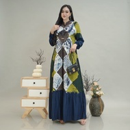 Zasfa Gamis Twill Premium Gamis Rempel Busui Kancing Depan Kode ZF 18 (MLXLXXLXXXL)