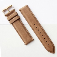 【PICONO】瘋馬真皮快拆錶帶-金色錶扣