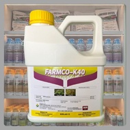 4L Farmco-K40 / MCPA-Potassium 40% / Racun Keladi Agas / Sesuai guna pada padi / NU 40K /Fezone 40K/