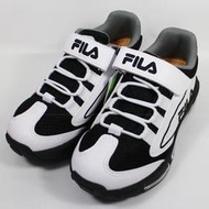 (E8)FILA KIDS 大童鞋 全氣墊 籃球鞋 運動鞋 魔鬼氈 足弓支撐3-B802X-100黑白 [SUN]