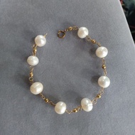 10K Gold Filled Freshwater Pearl Bracelet