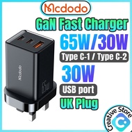 Original Mcdodo Charger 65W Fast Charging Charger Type C Charger Fast Charging Charger Phone Charger