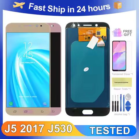 J5 2017 5.2''Tested For Samsung For J5 Pro J530 J530F J530G J530S LCD Display Touch Screen Digitizer