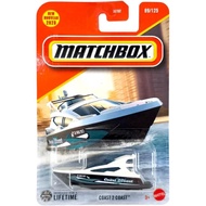 Matchbox Coast 2 Coast Boat [Putih], 89/125, Kenderaan Diecast Skala 1:64