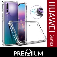 MTech Protection Anti Shock Clear Tough Strong Armour Slim Flexible Anti-Fall Shockproof Transparent Case Cover Phone Cases For Huawei P40 Pro Mate 30 Pro Nova 5T Honor 20 P30 Lite Mate 50 20 20X X Pro 10 Nova 7i 3i 2i P20 - Clear
