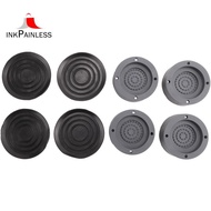 4 Pcs/Set Anti-Vibration Pads Rubber Noise Reduction Vibration Anti-Walk Foot Mount for Washer and Dryer Adjustable Height Washing Machine Mat (Gray)