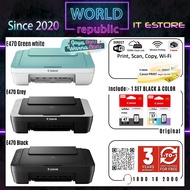 Canon Printer Wireless PIXMA E470 All-In-One for Low-Cost Printing - Print Scan Copy Wifi - PG47 CL5