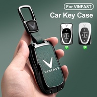 [Ready Stock]Alloy leather Car key Case Cover for VinFast VF6 VF7 VF8 VF9 VF31 VF32 VF33 VF 6 7 8 9 