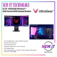LG 34" 34GS95QE UltraGear™ OLED Curved 800R Gaming Monitor WQHD with 240Hz Refresh Rate 0.03ms G-Syn