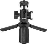 BOYA Magic Tripod Stand for Desktop Microphone with Non-slip Rubber Feet, Foldable Desk Mic Stand fo