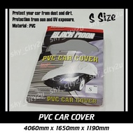 Perodua Kancil Kelisa PVC Car Cover BLACK MOON S Size Protection Sun Resistant Waterproof Rain Dust 