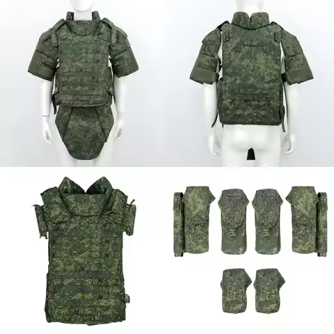 for Russian Tactical Combat Vest 4 Generation 6B45 Protective Vest with EMR AK Pouches Shoulder Pad 