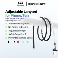 GOOJODOQ Detachable Lanyard Multifunctional Hanging Rope for GFS001/GFS006/GFS007 Fan Adjustable