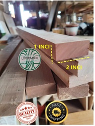 Kayu Meranti Putih (1" x 2" ) Sawn timber solid wood various size