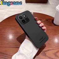 Jingsanc Cho Honor X6C vỏ điện thoại da Retro Da Vỏ Máy Ảnh Bảo Vệ Kinh Doanh bo góc vỏ lưng chống s