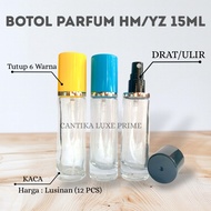 HM Yz 15ML Colorful Thread Perfume Bottle - 15ML Empty Glass Perfume Bottle - Empty Refill Bottle