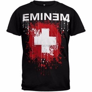 Men Casual Fashion Shirt Cheap Men T Shirt Eminem Men Splattered T Shirt Black Men Funny Short Sleeve Shirt XS-4XL-5XL-6XL