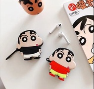 包郵 蠟筆小新 airpods 保護套/ airpods case