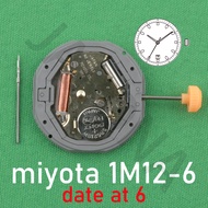 MIYOTA 1M12 MOVEMENT Watch Quartz Movement 1M12D-6 Movement Japan three Hands Date at 6 Repair Part