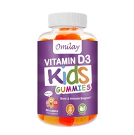 Omilay วิตามิน D3 อาหารเสริม Vitamin D3 วิตามินเด็ก กระดูก การพัฒนา Vitamin D Kids Gummy วิตามินดี3