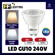 FFL LED GU10 BULB 5W/8W DAY LIGHT/WARM WHITE FF LIGHTING GU10 LED BULB EYEBALL BULB SPOTLIGHT BULB