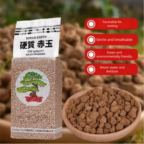500g High Quality Hard Akadama Soil for Bonsai Succulent Cactus Potting Mix Top Dressing Planting Me