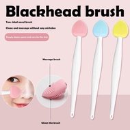 Double-sided Silicone Nose Brush Blackhead Lip Cleansing Colors 5 Single Tool W7y0