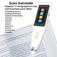 Heilongjiang ปากกาพจนานุกรมอัจฉริยะ112ภาษา,เครื่องแปลเสียงทันทีออฟไลน์ WIFI แปลภาษาด้วยการสแกนเนอร์เรียนรู้การซื้อขาย