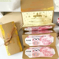 TRENDYSTYLE 3D Birthday Red Envelope, Foldable DIY Packing Lucky Money Envelope, Cash Gift Tradition