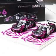 ModernArt 1/64 Porsche 911 GT3 Carrera Pink Alloy Car Model Diecast Car Toy Collection Birthday Gift