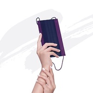 CSD 中衛 醫療口罩-成人平面-深丹寧+炫霓紫 (30片/盒)
