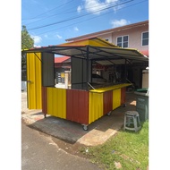 Kiosk Kabin Stall Niaga Burger size10x6