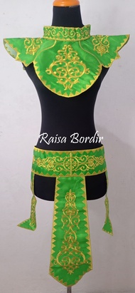 renda Bordir satu set dada lingkar/hiasan dada/kostum tari/aksesoris tarian