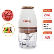 Máy Xay Osaka Nắp Đồng Chia Vạch - Máy Xay Sinh Tố Đa Năng OSAKA 750ml Máy Xay Thịt Cá Xay Thực Phẩm
