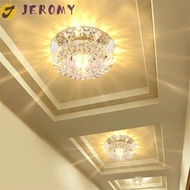 JEROMY LED Ceiling Lights, 220V Crystal Balcony lamp, Multicolor Downlight Surface Mounted 3W Aisle 