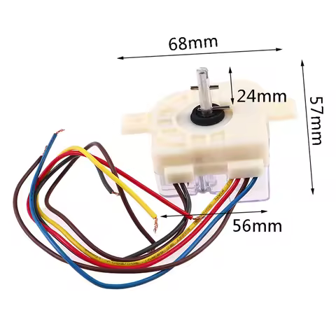 1pc 6 Wire 180 Degree Washing Machine Timer Switch Wash Timer Semi-automatic Double-cylinder Washing