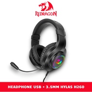 REDRAGON HYLAS H260 LED RGB Wired Computer Gaming Headset (USB + 3.5mm)