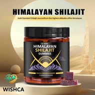 WISHCA High-Potency Himalayan Shilajit Gummies Natural Health & Performance Supplement Made with Org