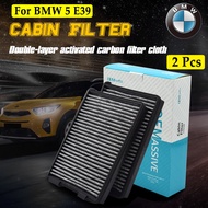 For BMW 5 Touring E39 Active Carbon Cabin Aircond Filter Charcol Pollen Car Accessories