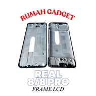 MIDDLE FRAME LCD HOLDER/FRAME LCD FOR REAL 8 4G/REAL 8 PRO 4G BLACK