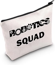 MNIGIU Robots Lover Gift Robotics Squad Cosmetic Bag Robot Gear Toy Makeup Bag Robotics Team Gift, R