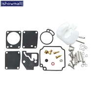 [ISHOWMAL] Outboard Engine Carburetor Repair Kit 63V-W0093-00 T18 for 2-Cycle 9.9hp 15hp