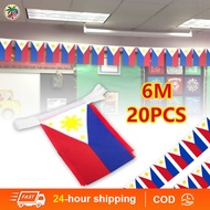 Flags String Bunting Banners 6-Meter the Philippines Flags String for Party Hanging Decoration