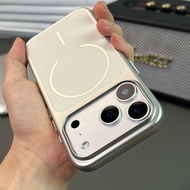Magnetic Suction [Frosted uv Precise Molecular Craft] Suitable for Apple 17pro Phone Case New iPhone