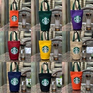 Starbucks Japan ECO Portable Kettle Umbrella Bag Eco Cup Mug Sleeve Cover handbag canvas
