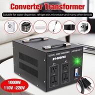 220V To 110V Step Up &amp; Down Voltage Converter Transformer Heavy Duty Electronic Power Transformer Inverter 500/1000/2000/3000W