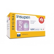 PIC INSUPEN 5MM 31G INSULIN NEEDLE 100'S /BOX