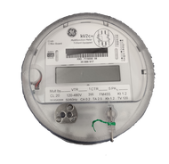 KV2C FM45S KWH Electric Meter (GE or Alacara) CT Rated 3 Phase 3 Wire 120V- 480VAC 8 Jaws