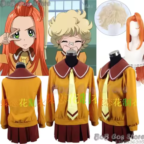 Chocolat Meilleure Katou Banira Myu Vanilla Aisu Anime Sugar Sugar Rune Cosplay Clothes Dress Wig Gi