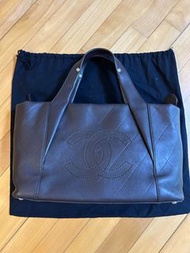 Chanel 中古手挽袋啡色